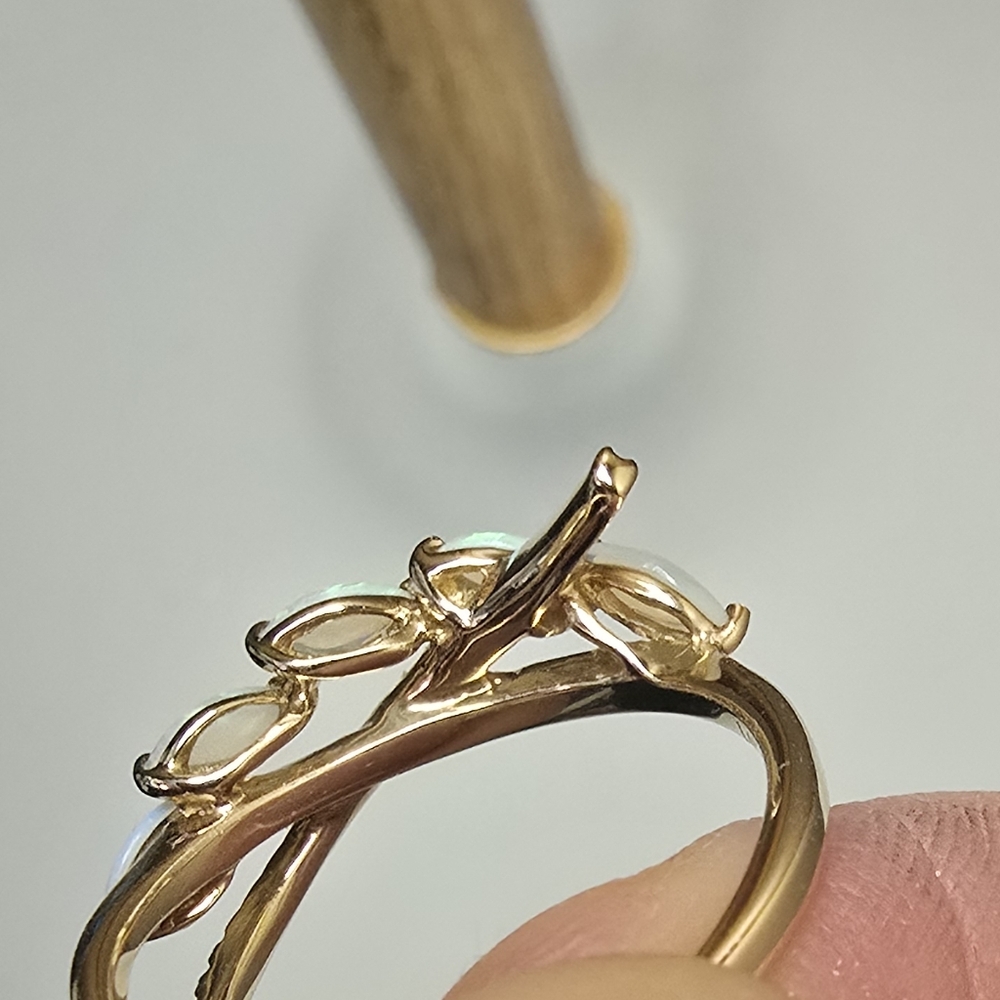 New With Tags Effy Aurora Collection Opal and Diamond Ring, 7 - Picture 4 of 4